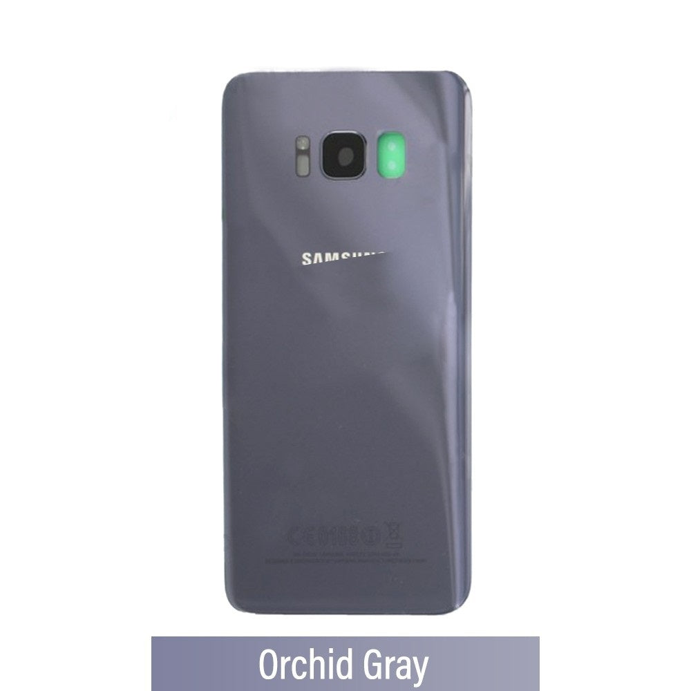 Red Rear Cover Glass For Samsung Galaxy S8 G950F-Orchid Gray Red Rear Cover Glass For Samsung Galaxy S8 G950F-Orchid Gray